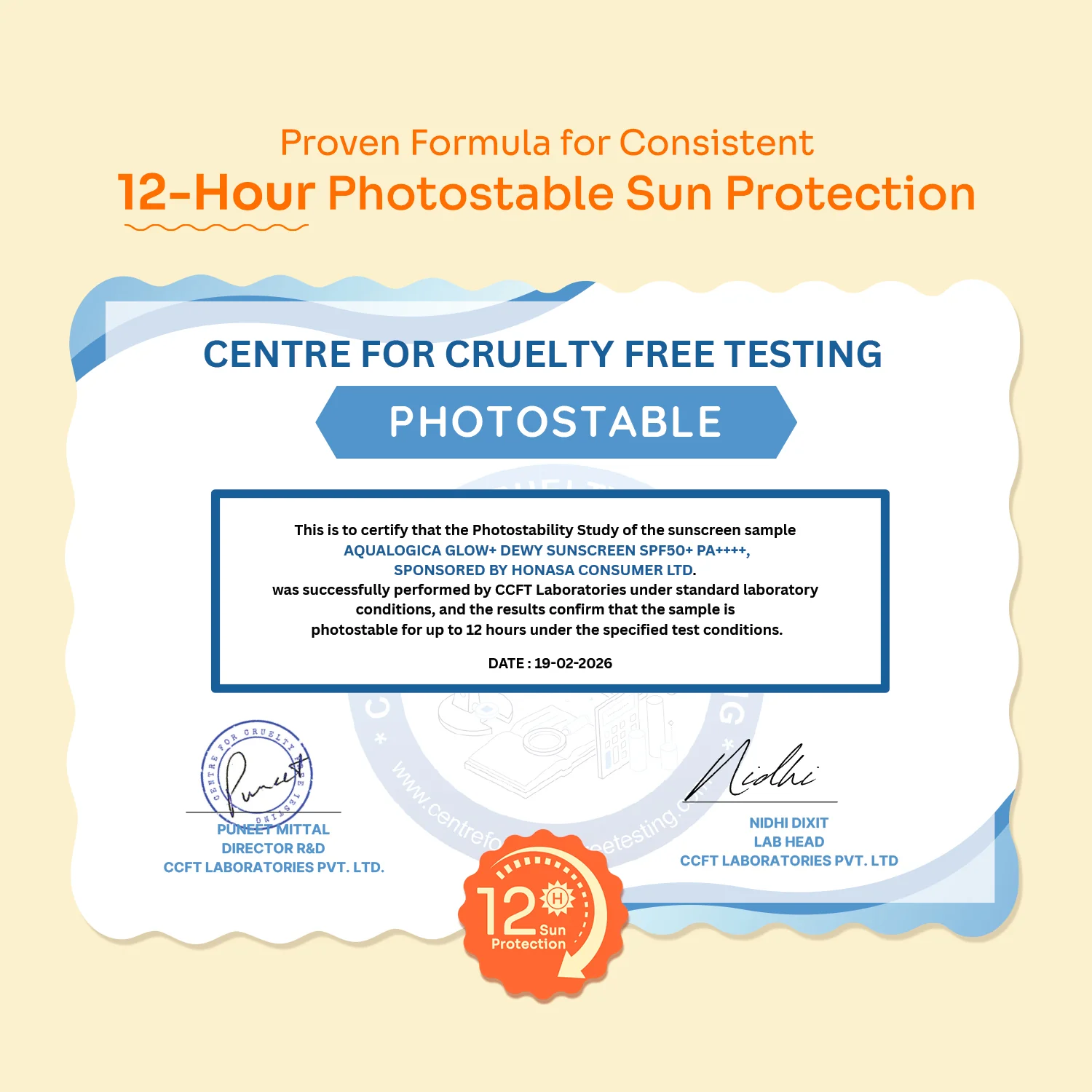Glow+ Dewy Sunscreen Gel In-Vivo Tested SPF 50+ PA++++ with Papaya & Vitamin C - 50g (Pack of 2) - Image 3