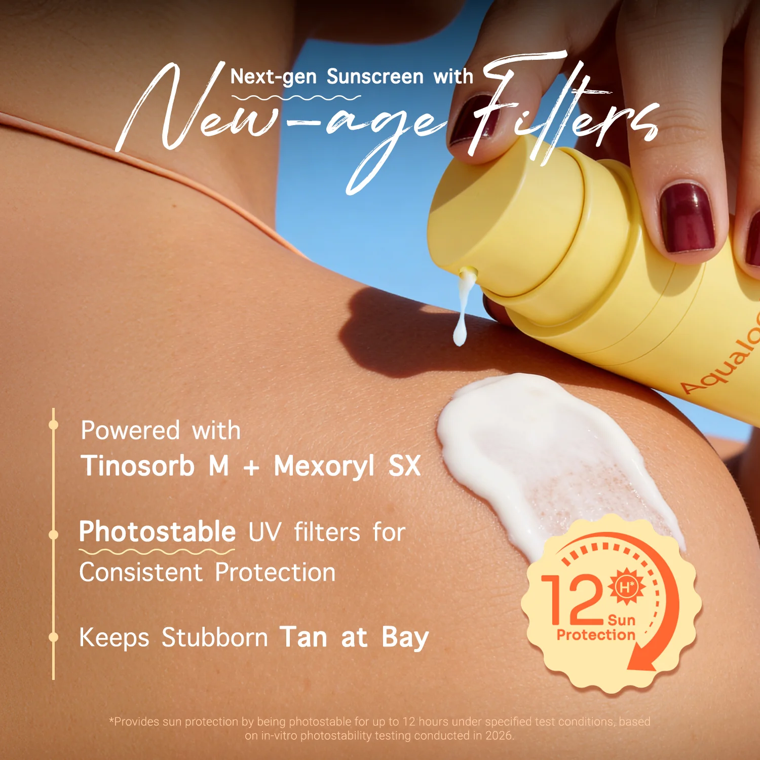 Glow+ Dewy Sunscreen Gel In-Vivo Tested SPF 50+ PA++++ with Papaya & Vitamin C - 50g (Pack of 2) - Image 7