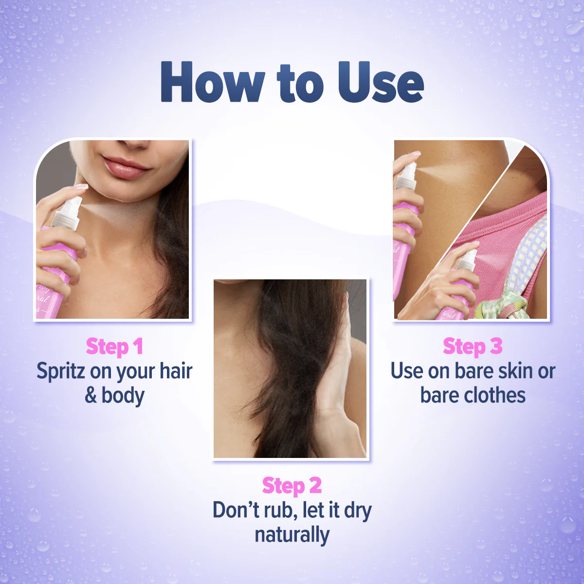 Refresh+ Sea Breeze & Floral Bliss Body Mist Combo - Image 5